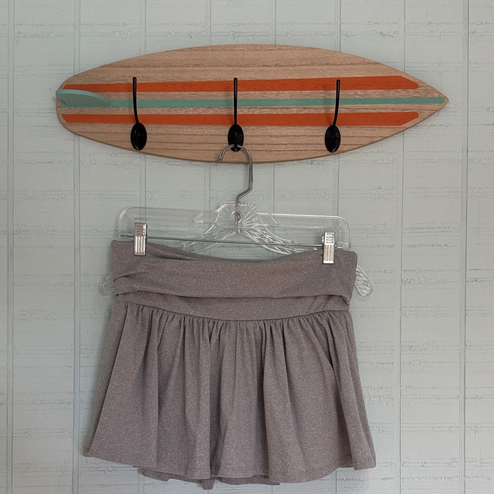 shosho Grey Foldover Skirt
